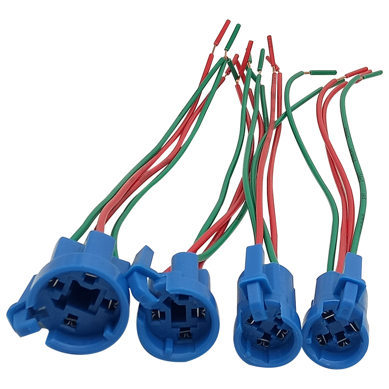 金屬按鈕開關尾部連接器導線接插件護套底座帶15cm線1216192225mm